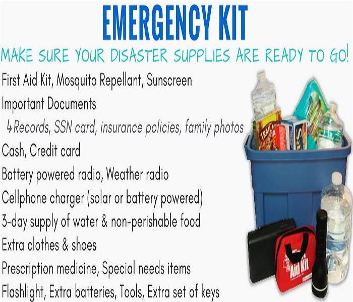 A small list of important items to consider for a  storm-ready emergency kit
